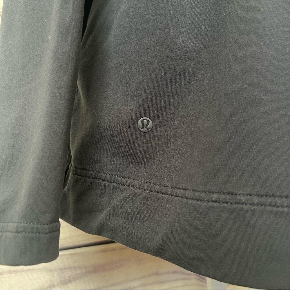 Lululemon Black Belle Wrap Cardigan Sweatshirt - Picture 14 of 16